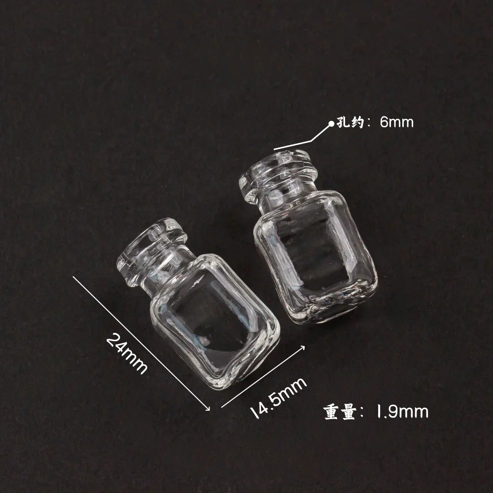 Glass Glazed Small Bottle Pendant Mobile Phone Lanyard Accessories - Image 23