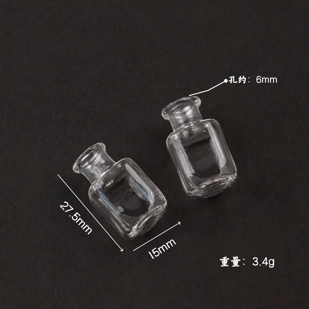 Glass Glazed Small Bottle Pendant Mobile Phone Lanyard Accessories - Image 24