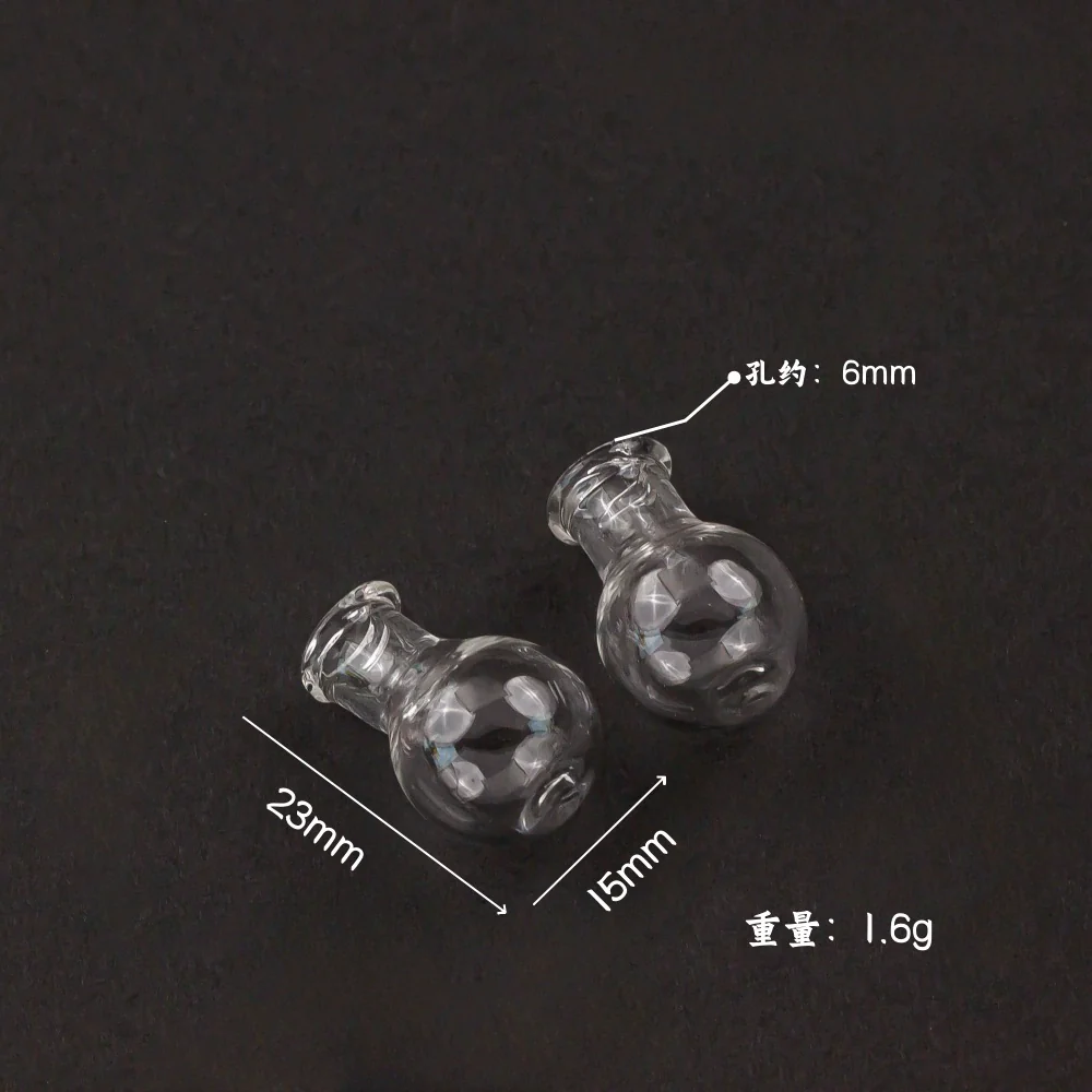 Glass Glazed Small Bottle Pendant Mobile Phone Lanyard Accessories - Image 25