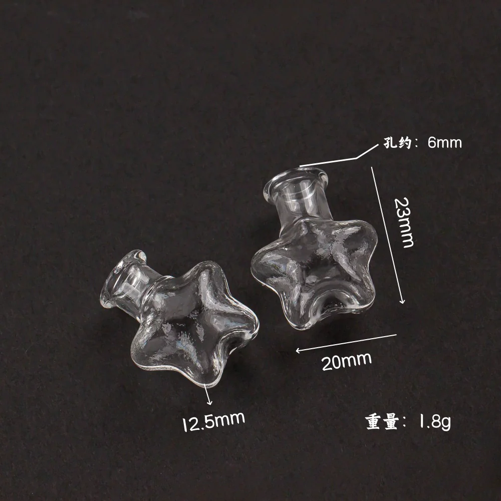 Glass Glazed Small Bottle Pendant Mobile Phone Lanyard Accessories - Image 6