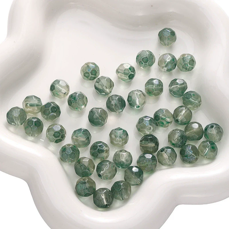 Glass Pearlescent Round Beads Handmade Jewelry Material For Bracelet And Mobile Phone Chain - Image 16