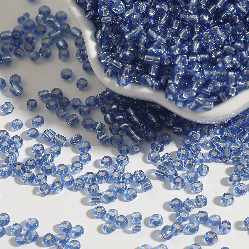 Glass Silverfilled Rice Beads Handmade Jewelry Accessories Bracelet Necklace For Diy Crossstitch - Image 16