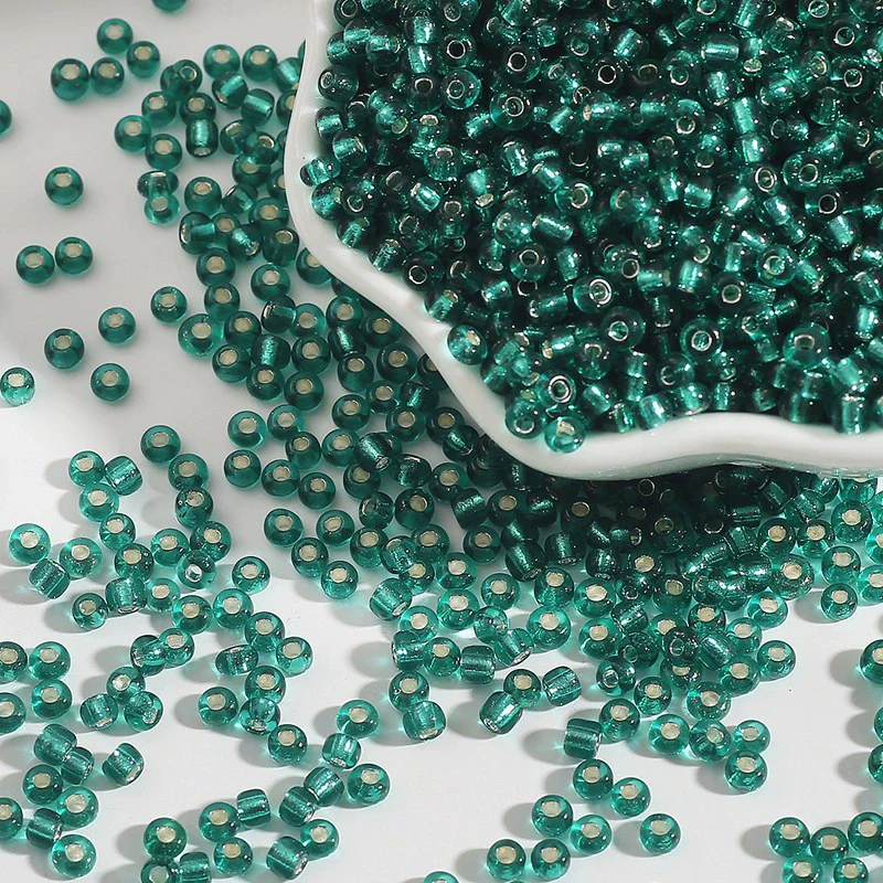 Glass Silverfilled Rice Beads Handmade Jewelry Accessories Bracelet Necklace For Diy Crossstitch - Image 21