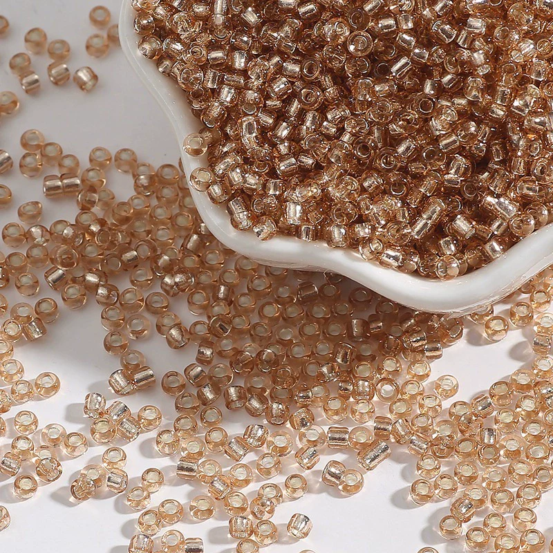 Glass Silverfilled Rice Beads Handmade Jewelry Accessories Bracelet Necklace For Diy Crossstitch - Image 22