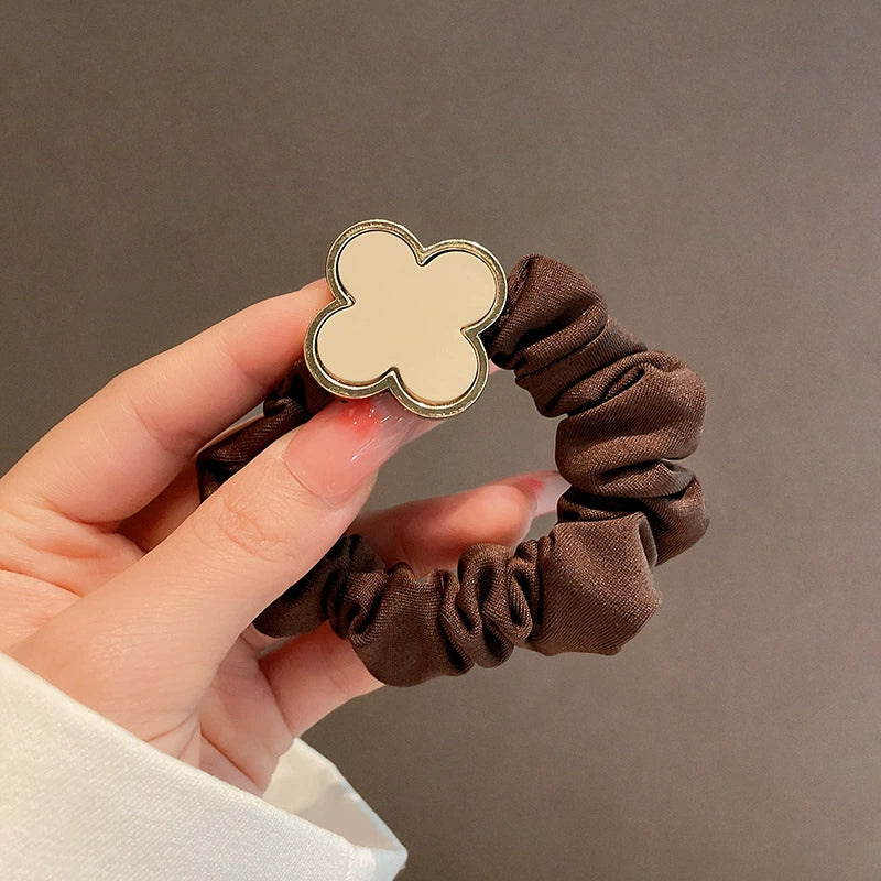 Hair Accessories Bow Hair Ring And Hair Rope Cloth Handmade For Girls - Image 13