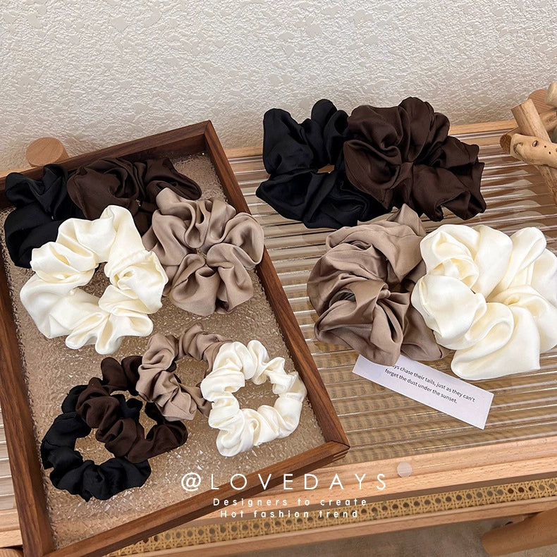 Hair Accessories Mercerized Velvet Geometric High Elasticity Knitting Hair Band Hair Rope - Image 2