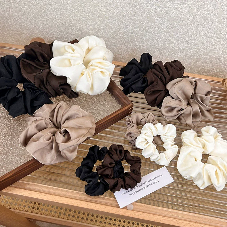 Hair Accessories Mercerized Velvet Geometric High Elasticity Knitting Hair Band Hair Rope - Image 3