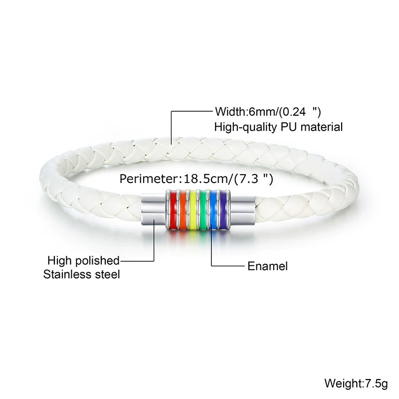 Hand Jewelry Pu Leather Geometric Braided Bracelet - Image 10