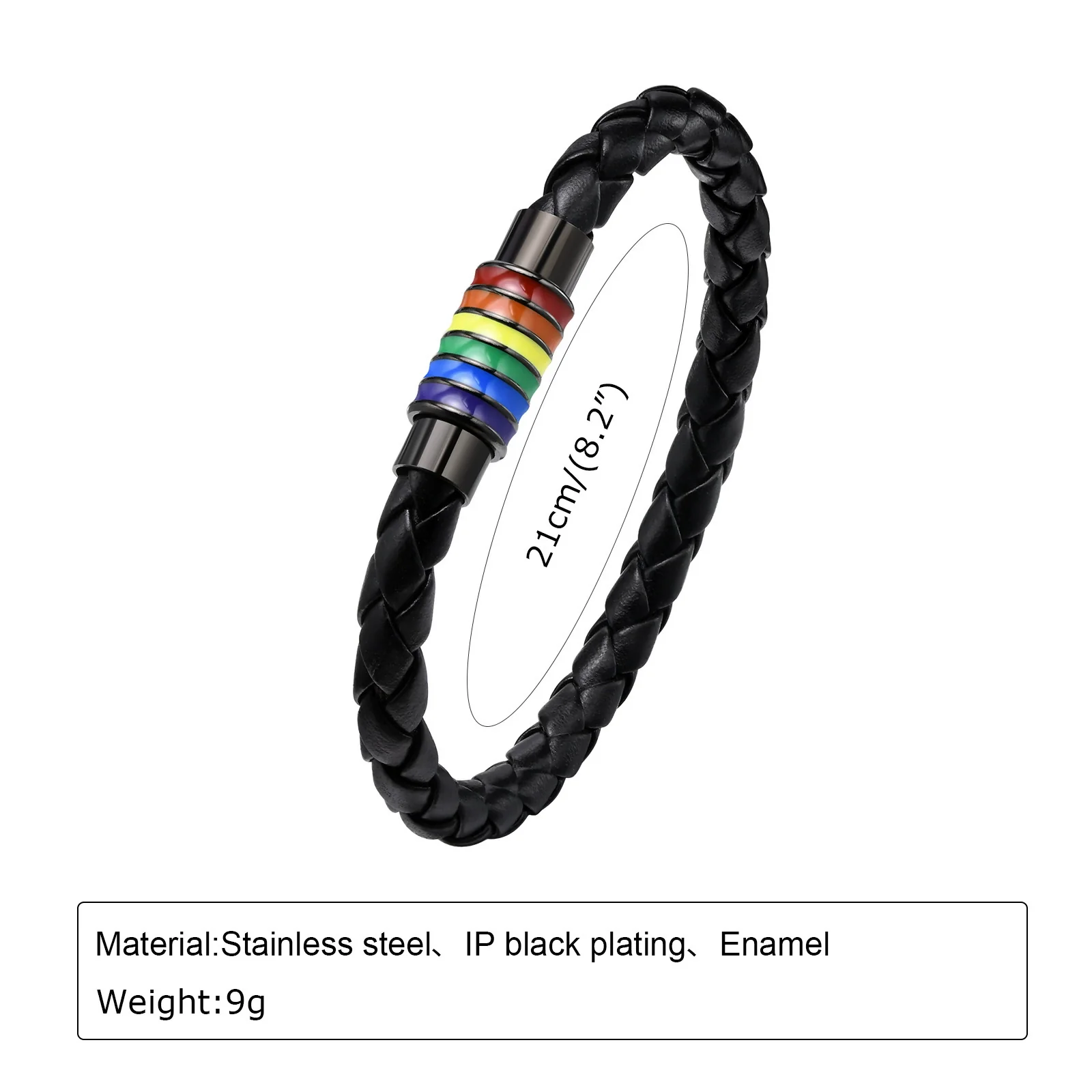 Hand Jewelry Pu Leather Geometric Braided Bracelet - Image 16