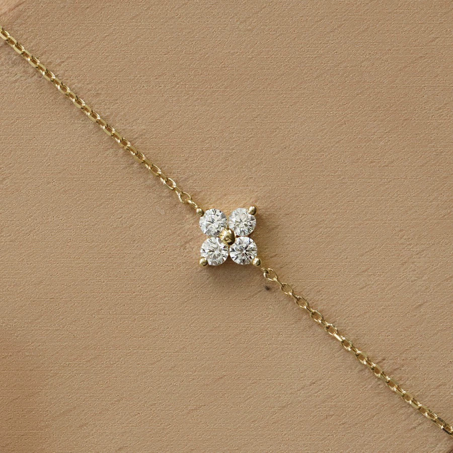 Hand Jewelry Zircon Geometric Light Luxury Set With Diamonds - Image 2
