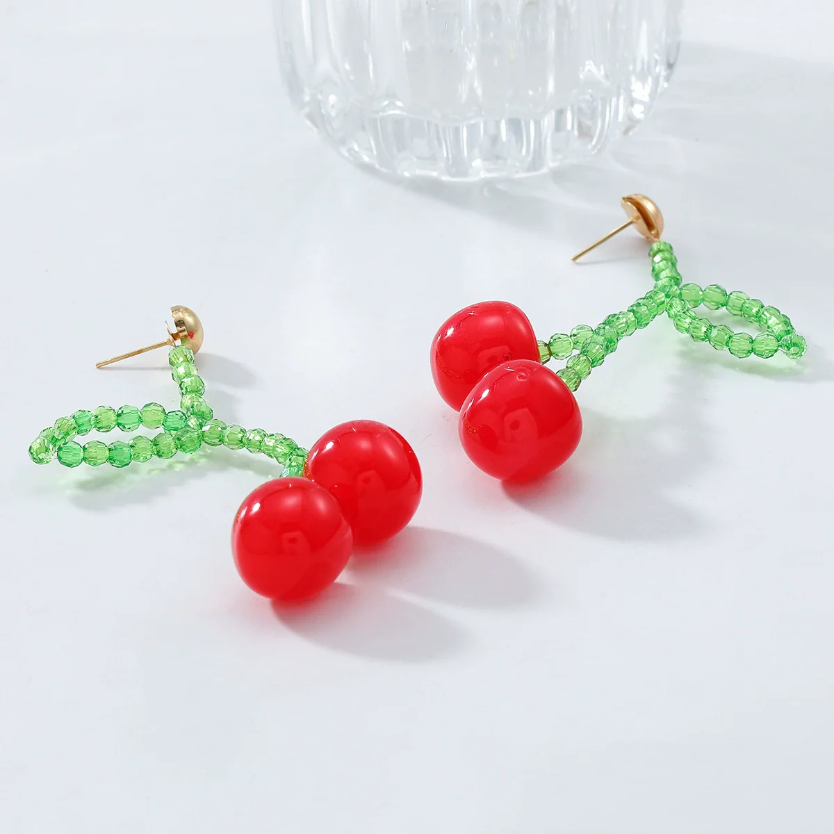 Handmade Fruit Style Artificial Crystal Women's Earrings - Image 3