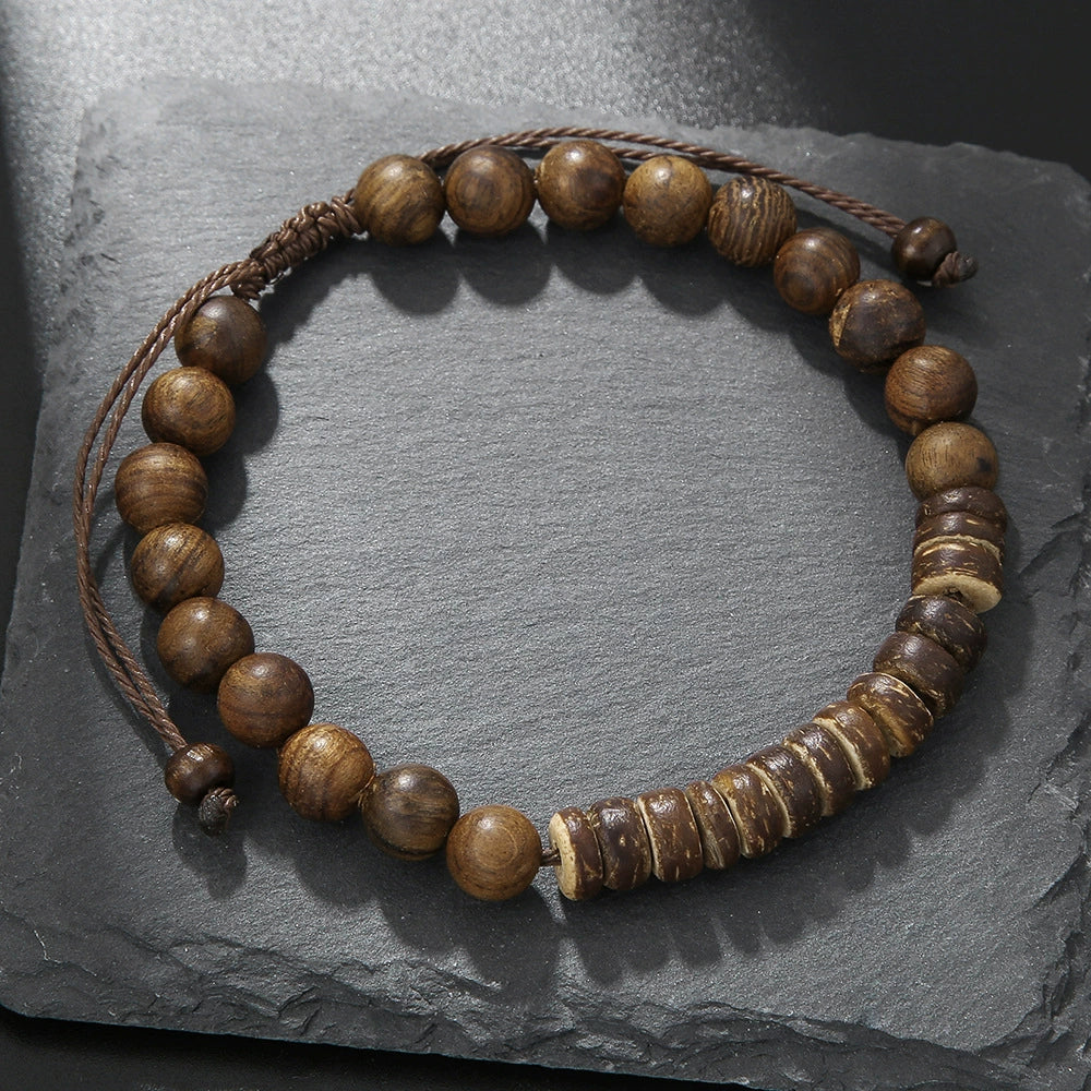 Handmade Geometric Style Unisex Bracelet Jewelry With Black Gallstone And Turquoise - Image 16