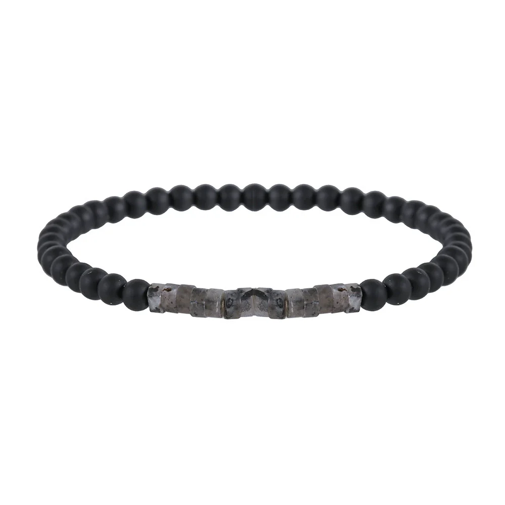 Handmade Geometric Wooden Beads Turquoise Coconut Shell Bracelet Unisex Hiphop Style - Image 11