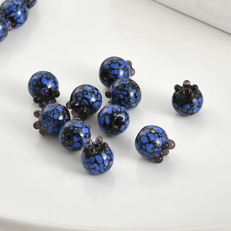 Handmade Glass Glazed Dripping Oil Jewelry Bracelet Necklace Earrings - Image 4
