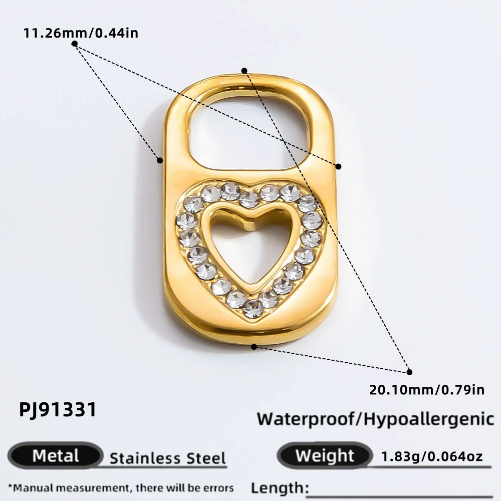 Handmade Retro Geometric Stainless Steel Jewelry Accessories With Electroplating And Totem Pattern For Necklace Pendant - Image 10