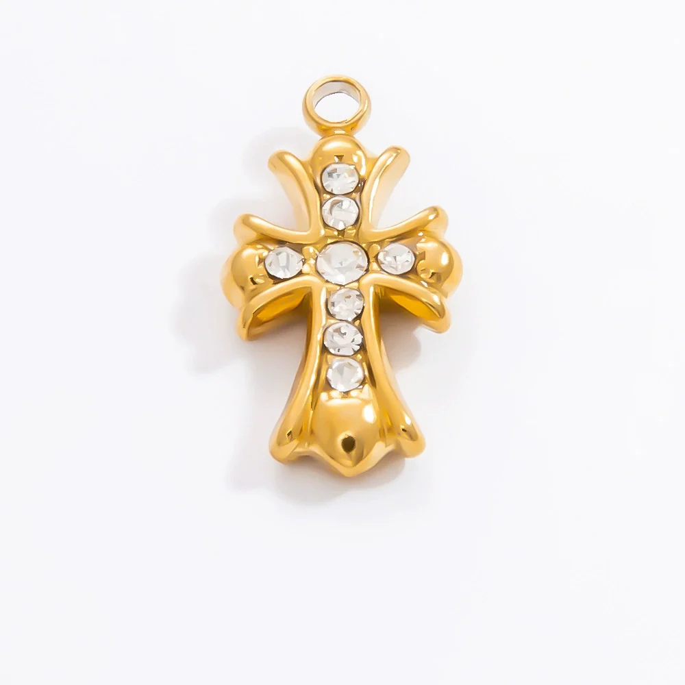 Handmade Retro Geometric Stainless Steel Jewelry Accessories With Electroplating And Totem Pattern For Necklace Pendant - Image 3