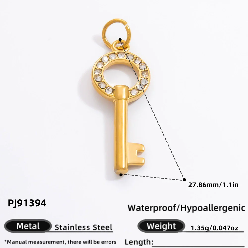 Handmade Retro Geometric Stainless Steel Jewelry Accessories With Electroplating And Totem Pattern For Necklace Pendant - Image 6