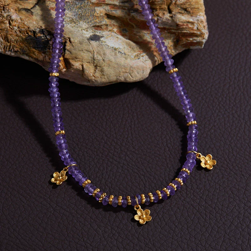 Handmade S925 Sterling Silver And Crystal Women's Geometric Pattern Bracelet - Image 6