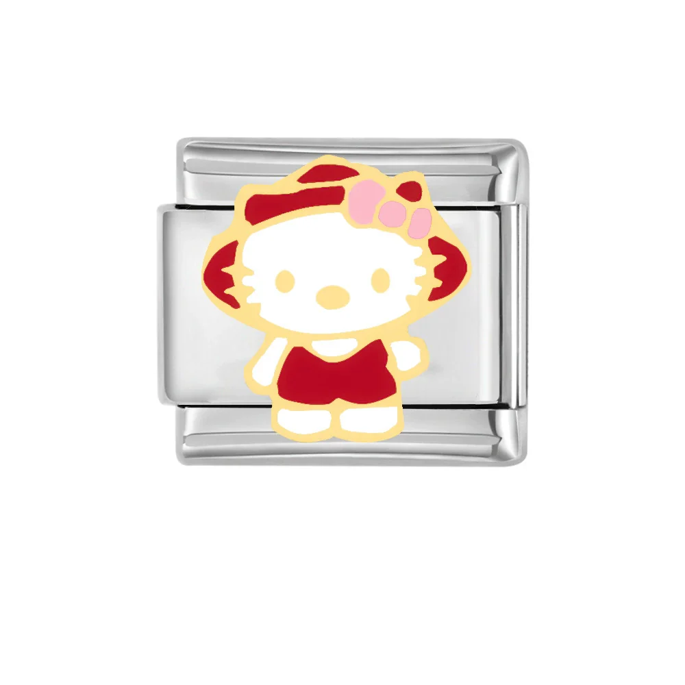 Handmade Stainless Steel Bracelet With Cartoon Characters And Dripping Oil Design For Women - Image 7