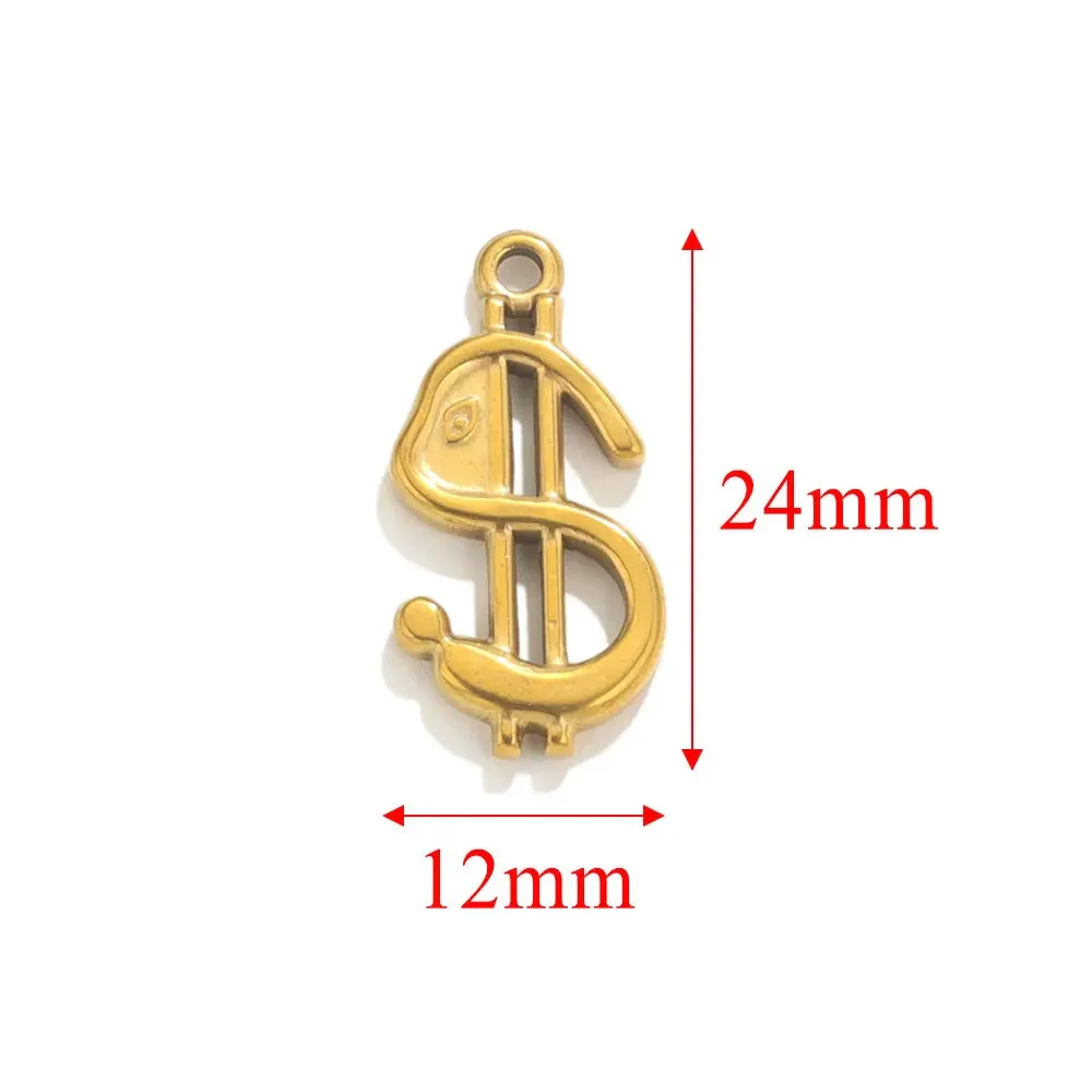 Handmade Stainless Steel Jewelry Accessories With Totem Pattern And 18K Electroplating For Pendant Bracelet Necklace - Image 13