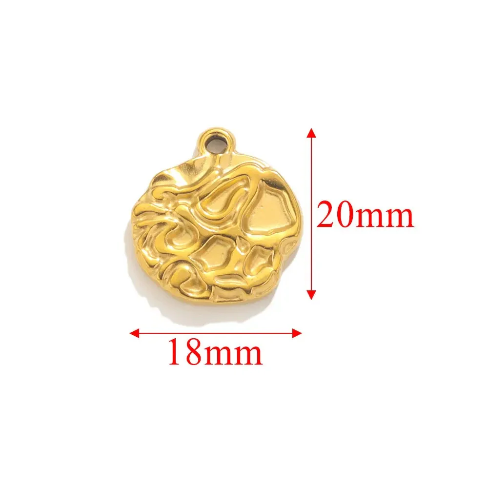 Handmade Stainless Steel Jewelry Accessories With Totem Pattern And 18K Electroplating For Pendant Bracelet Necklace - Image 14