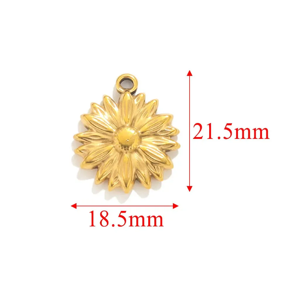 Handmade Stainless Steel Jewelry Accessories With Totem Pattern And 18K Electroplating For Pendant Bracelet Necklace - Image 17
