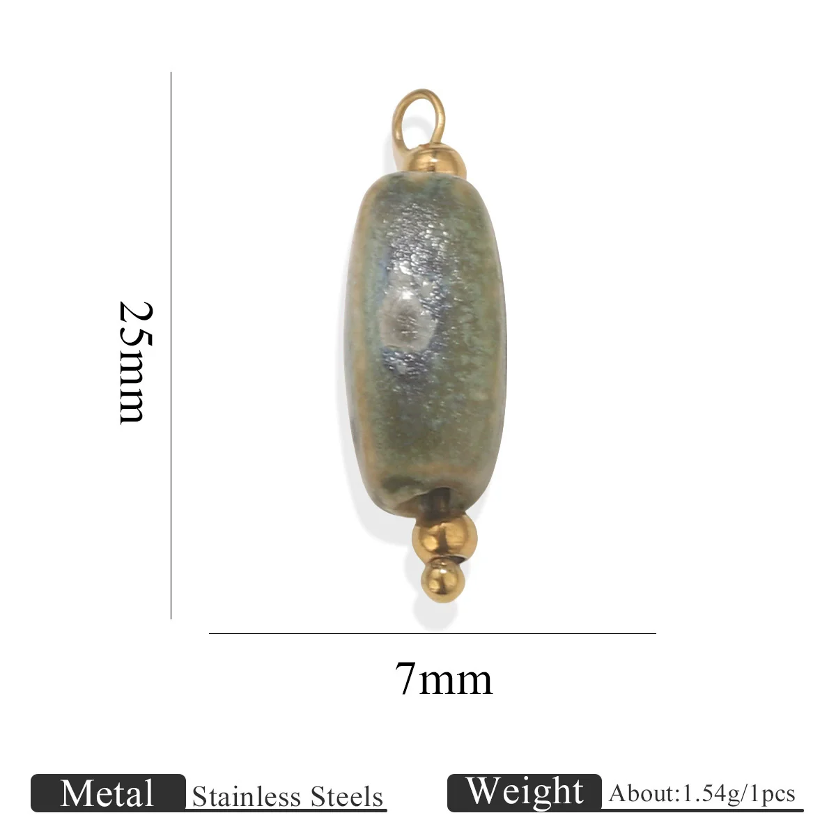 Handmade Stainless Steel Shell Conch And Heart Shape Pendant For Jewelry With Electroplating Retro Style - Image 13