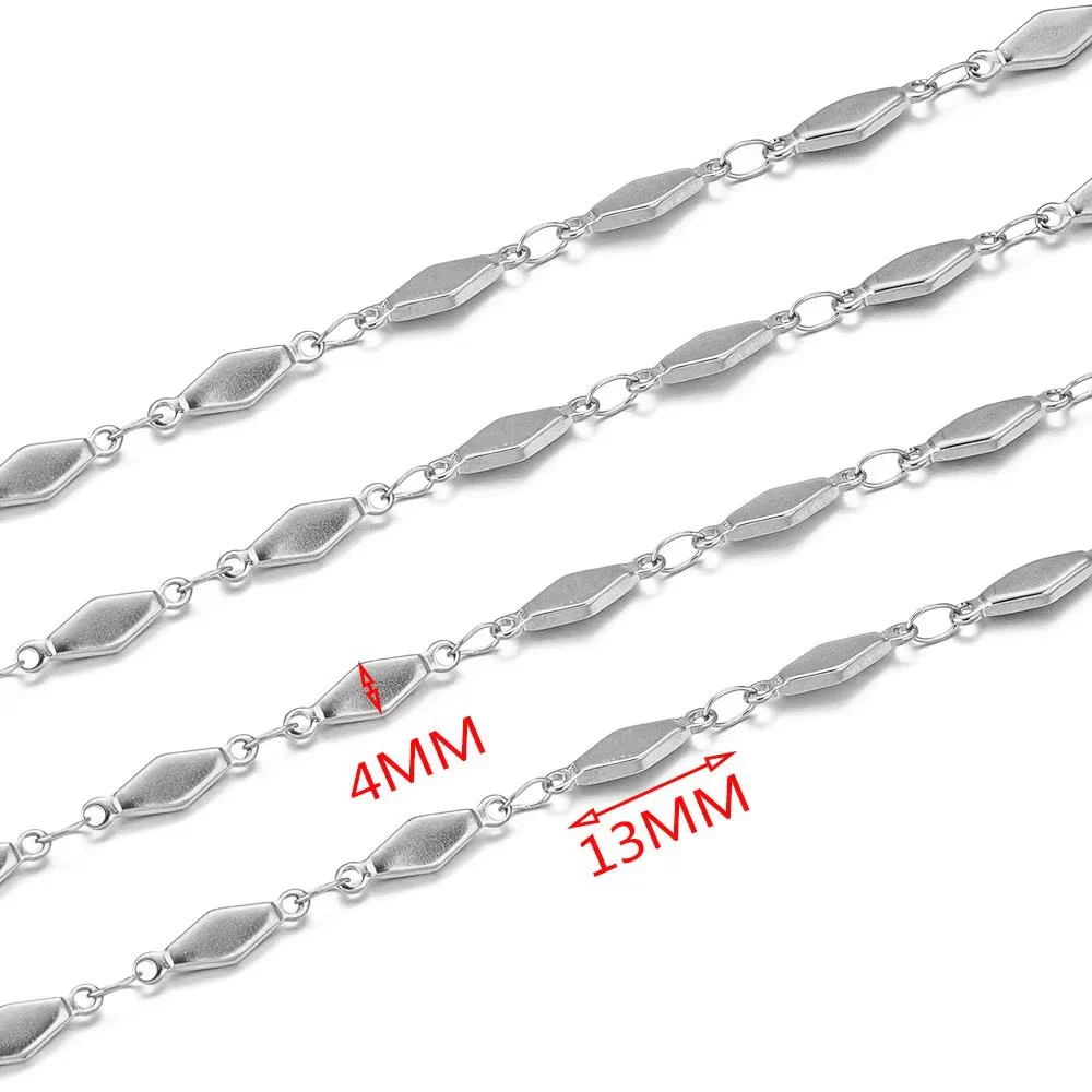 Handmade Stainless Steel Vacuum Chain With Golden Heart Cross Frame And Five Pointed Star For Diy Necklace Accessories Electroplated - Image 15
