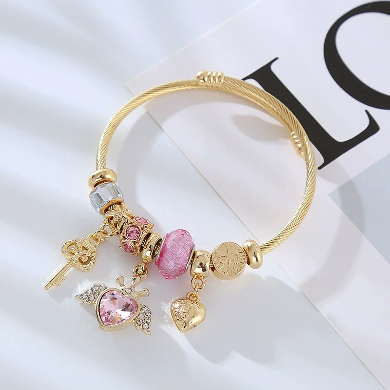 Handmade Sweet Heart Pattern Copper Bracelet For Women And Unisex - Image 6