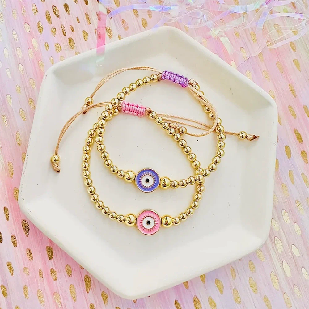 Handmade Woven Beaded Pearl Geometry Style Female Bracelet - Image 3