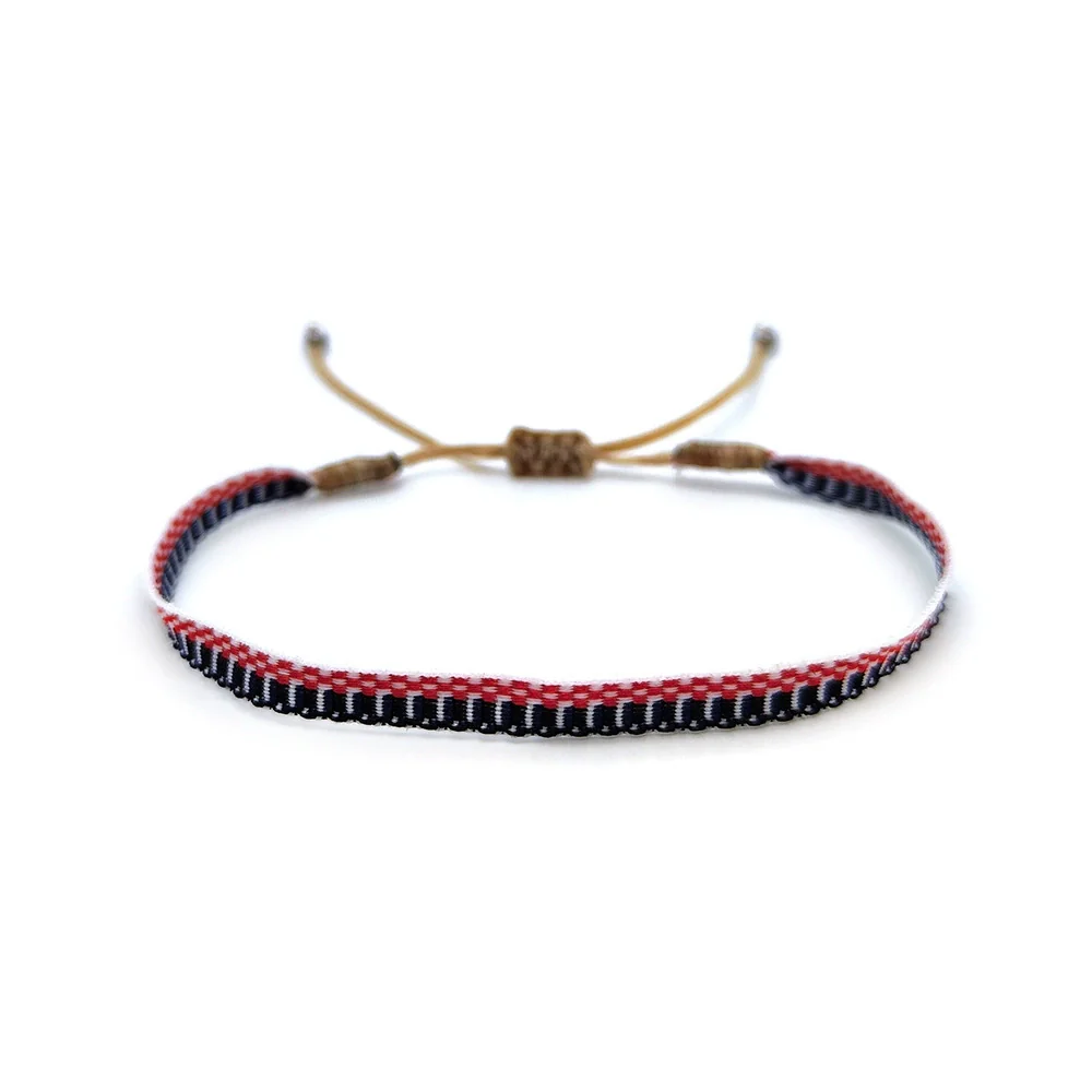 Handwoven Cord Geometric Bracelet For Women - Image 13