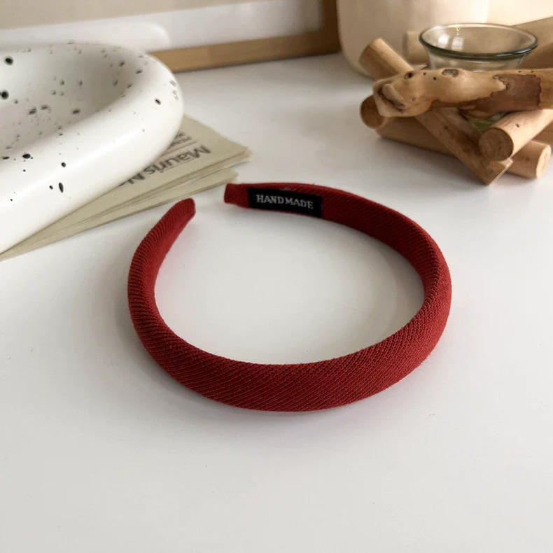 Headband Cloth Weaving Retro Candycolored Versatile Highceiling Fine Sponge For Autumn And Winter - Image 10
