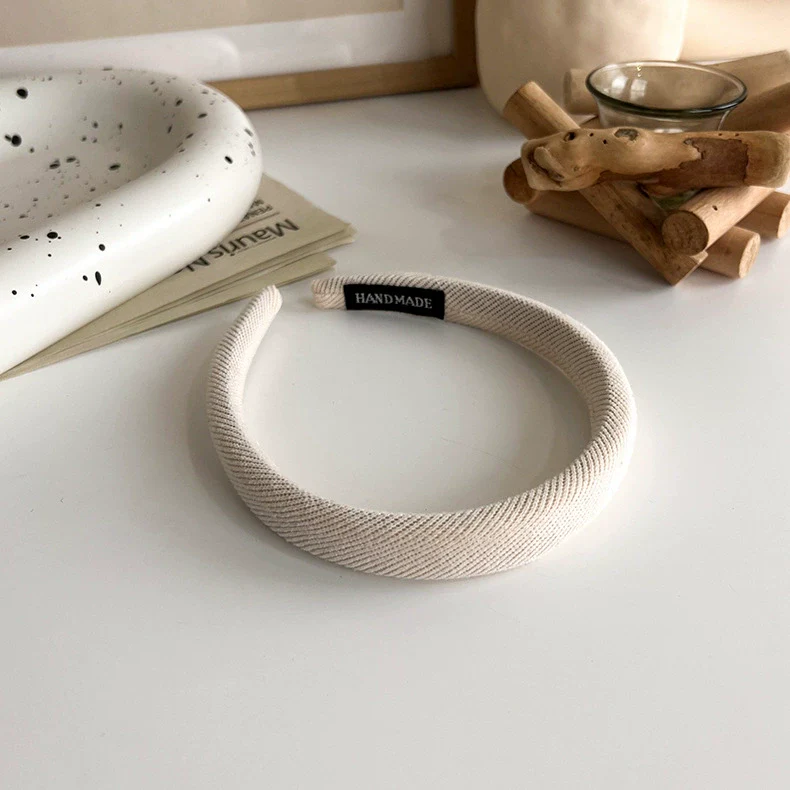 Headband Cloth Weaving Retro Candycolored Versatile Highceiling Fine Sponge For Autumn And Winter - Image 6