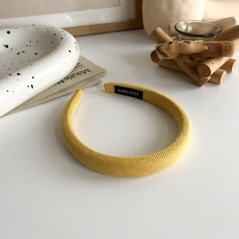 Headband Cloth Weaving Retro Candycolored Versatile Highceiling Fine Sponge For Autumn And Winter - Image 7
