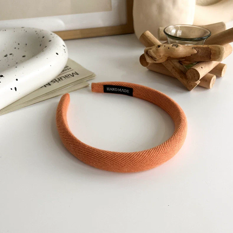 Headband Cloth Weaving Retro Candycolored Versatile Highceiling Fine Sponge For Autumn And Winter - Image 8
