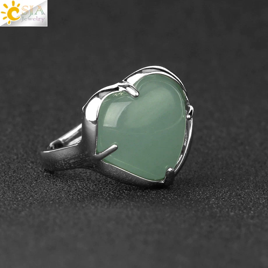Heartshaped Crystal Plated Unisex Ring Jewelry - Image 14
