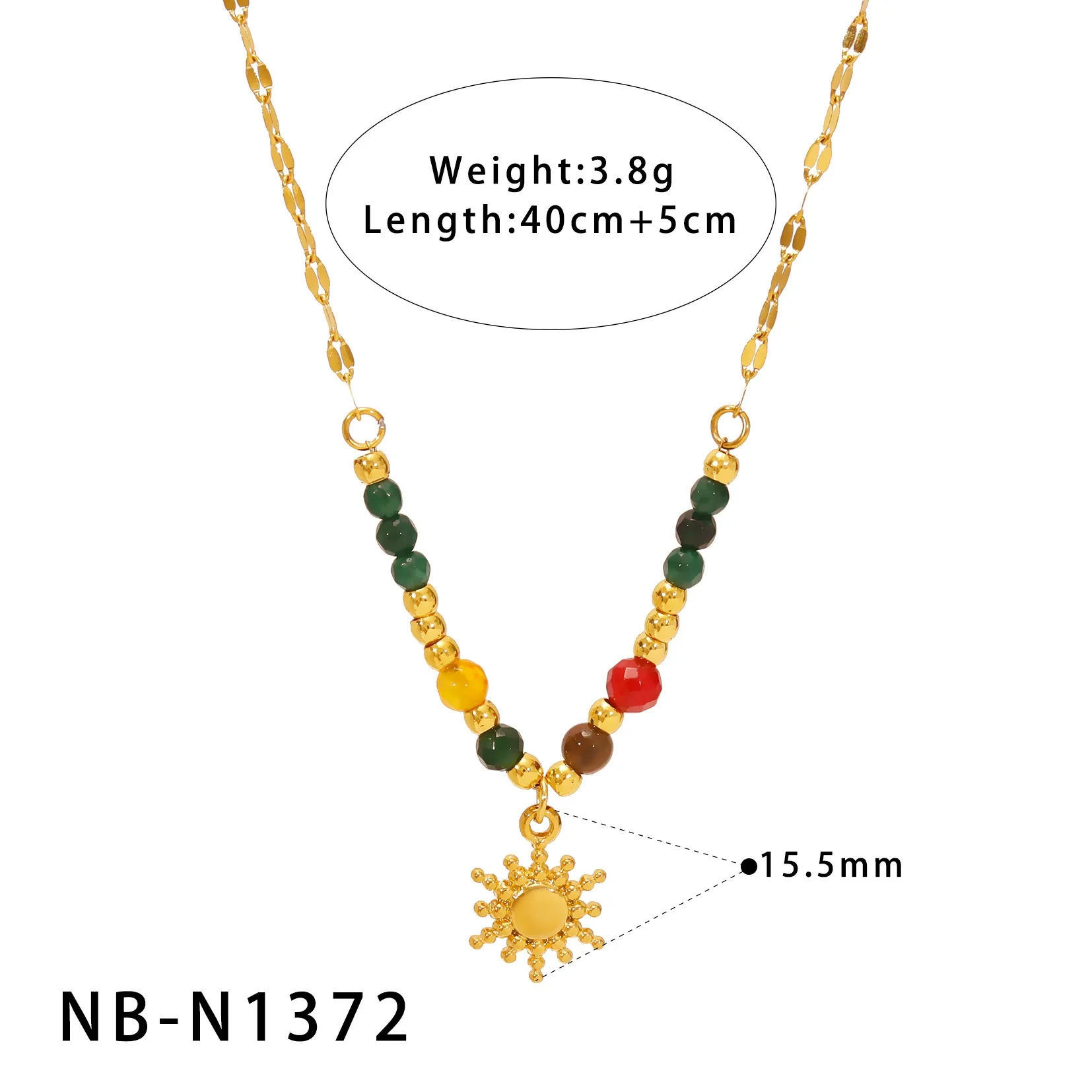 Ins Style Women's Stainless Steel And 18K Necklace With Heart Shape Geometric And Animal Zodiac Pendants Furnace Vacuum Plated 18K Spring Buckle Diy Jewelry Accessories - Image 10