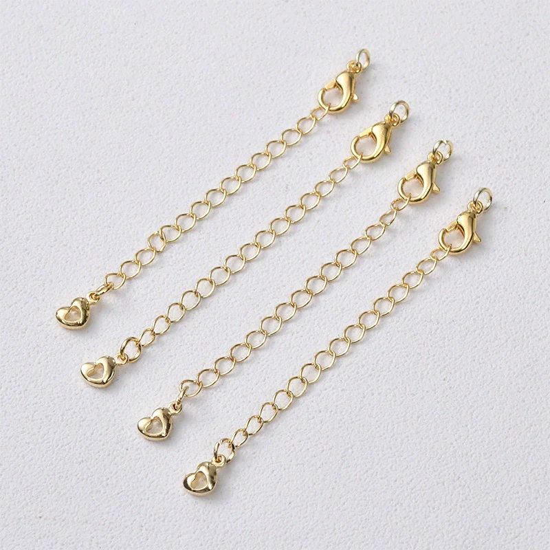 Jewelry Accessories Copper Chain Bracelet Necklace With 14K Gold Color Retention Lobster Clasp And Electroplating Treatment - Image 2