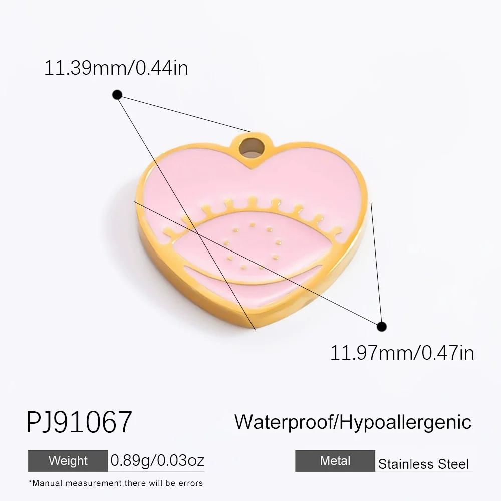 Jewelry Accessories Fashion Ol Style Titanium Steel And Stainless Steel Electroplated Devil's Eye Pendant Bracelet Necklace - Image 11