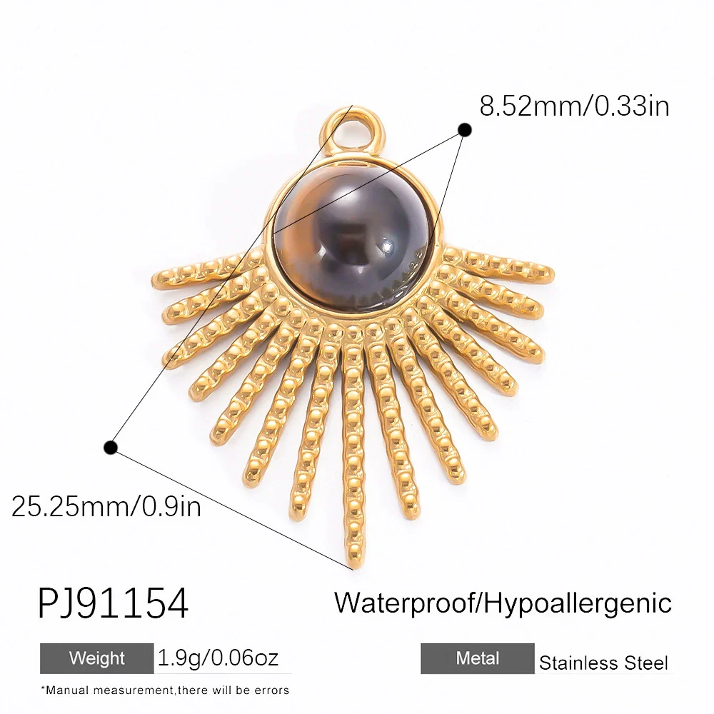 Jewelry Accessories Fashion Ol Style Titanium Steel And Stainless Steel Electroplated Devil's Eye Pendant Bracelet Necklace - Image 14