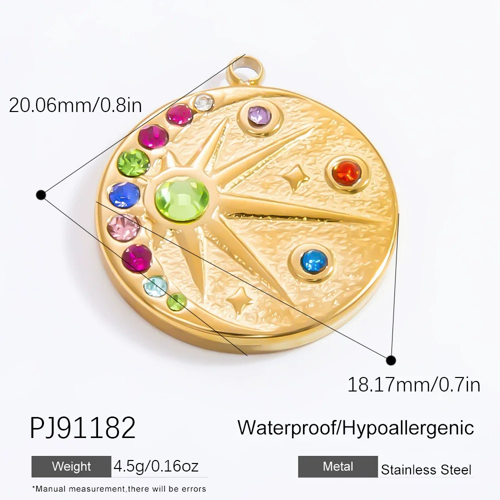 Jewelry Accessories Fashion Ol Style Titanium Steel And Stainless Steel Electroplated Devil's Eye Pendant Bracelet Necklace - Image 16