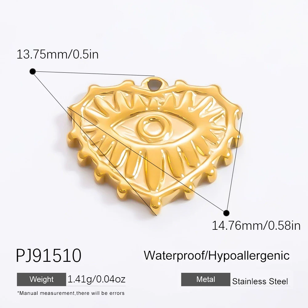 Jewelry Accessories Fashion Ol Style Titanium Steel And Stainless Steel Electroplated Devil's Eye Pendant Bracelet Necklace - Image 21