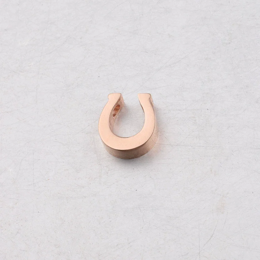 Jewelry Accessories Loose Beads Stainless Steel Horseshoe Small Hole Mirror Polished Pendant - Image 8
