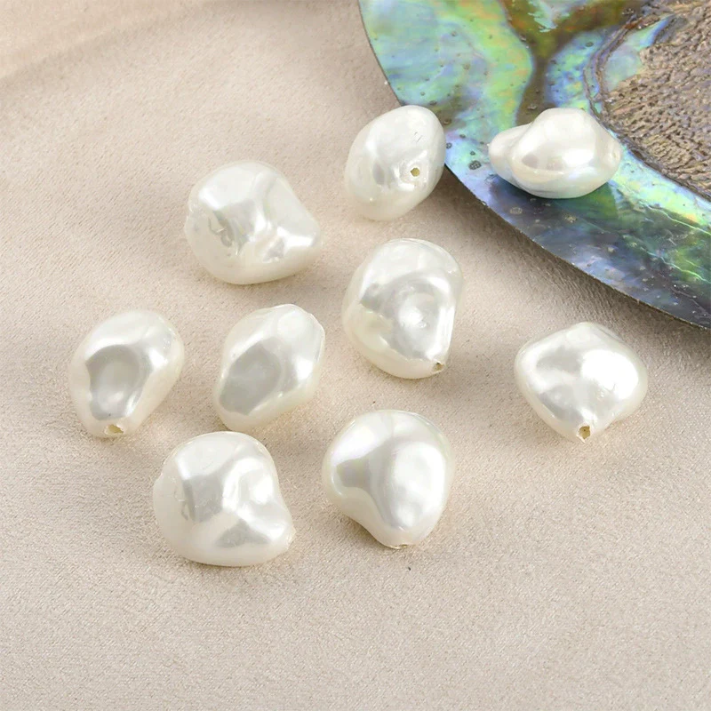 Jewelry Accessories Materials Glass Glazed Imitation Baroque Pearls Irregular Specialshaped Electroplated Beads For Earrings Necklace Bracelet - Image 13