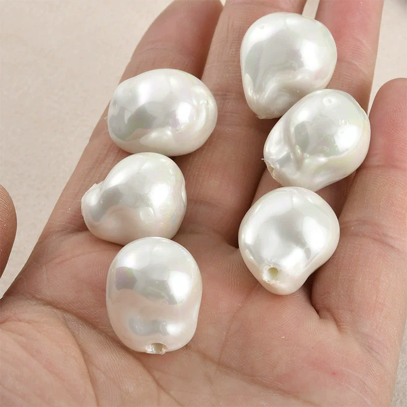 Jewelry Accessories Materials Glass Glazed Imitation Baroque Pearls Irregular Specialshaped Electroplated Beads For Earrings Necklace Bracelet - Image 14