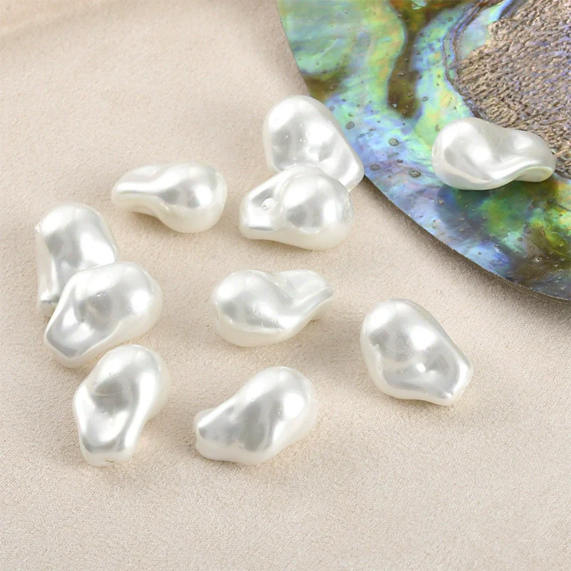 Jewelry Accessories Materials Glass Glazed Imitation Baroque Pearls Irregular Specialshaped Electroplated Beads For Earrings Necklace Bracelet - Image 8