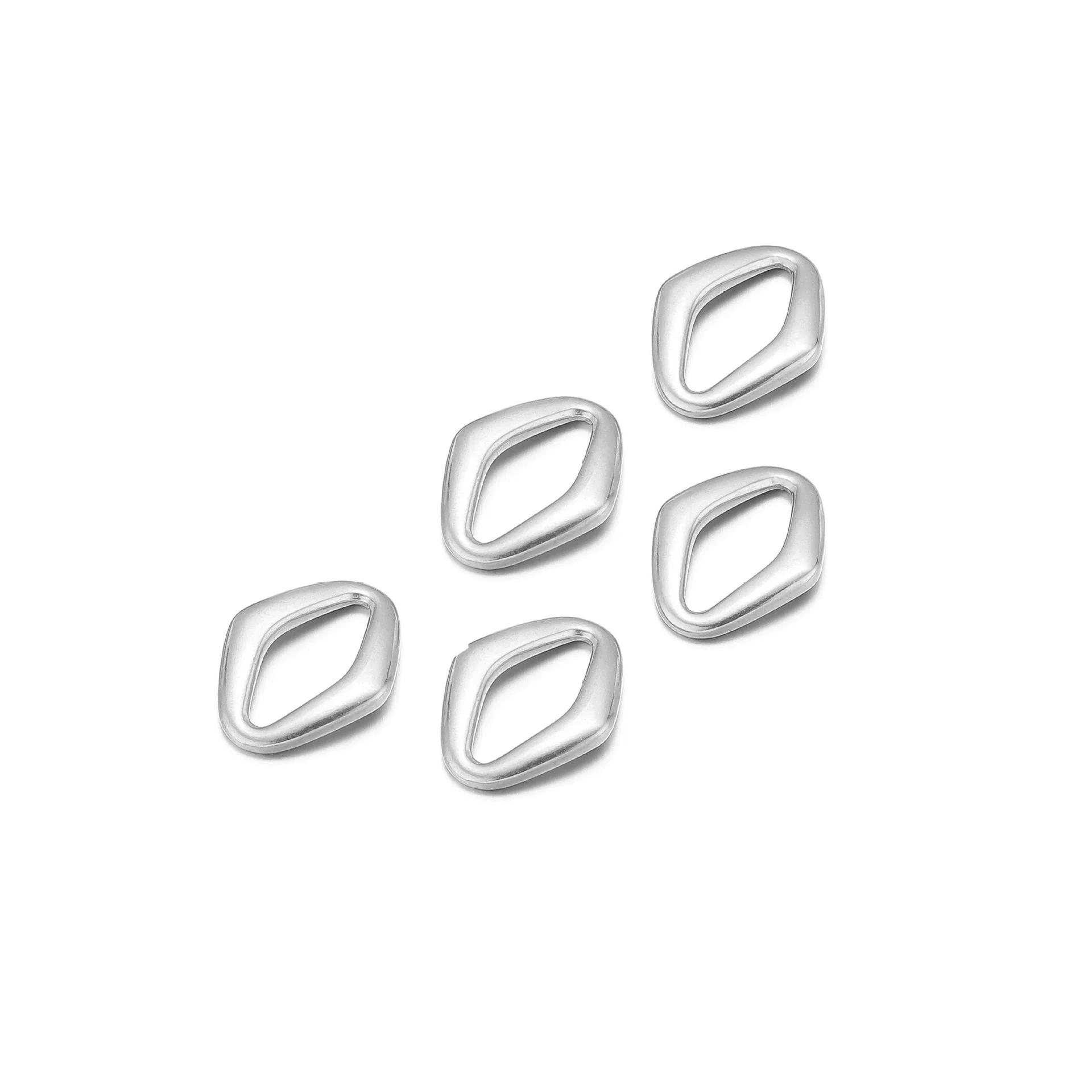 Jewelry Accessories Metal Oval Pendant Electroplating Ring Earrings Bracelet Necklace Accessories - Image 9