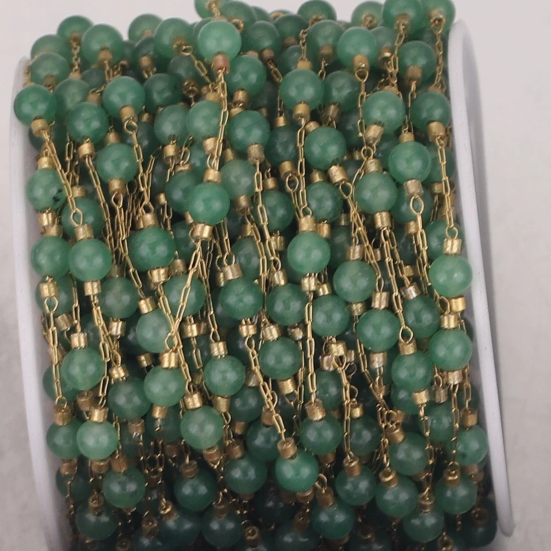 Jewelry Accessories Natural Stone Stainless Steel Chain With Vacuum Gold Plating Electroplating - Image 8
