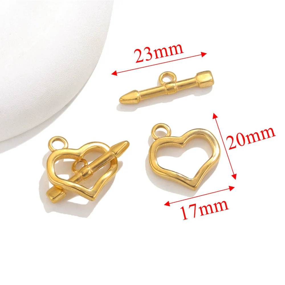 Jewelry Accessories Necklace And Bracelet Buckles Stainless Steel Electroplating Gold Finishing - Image 10