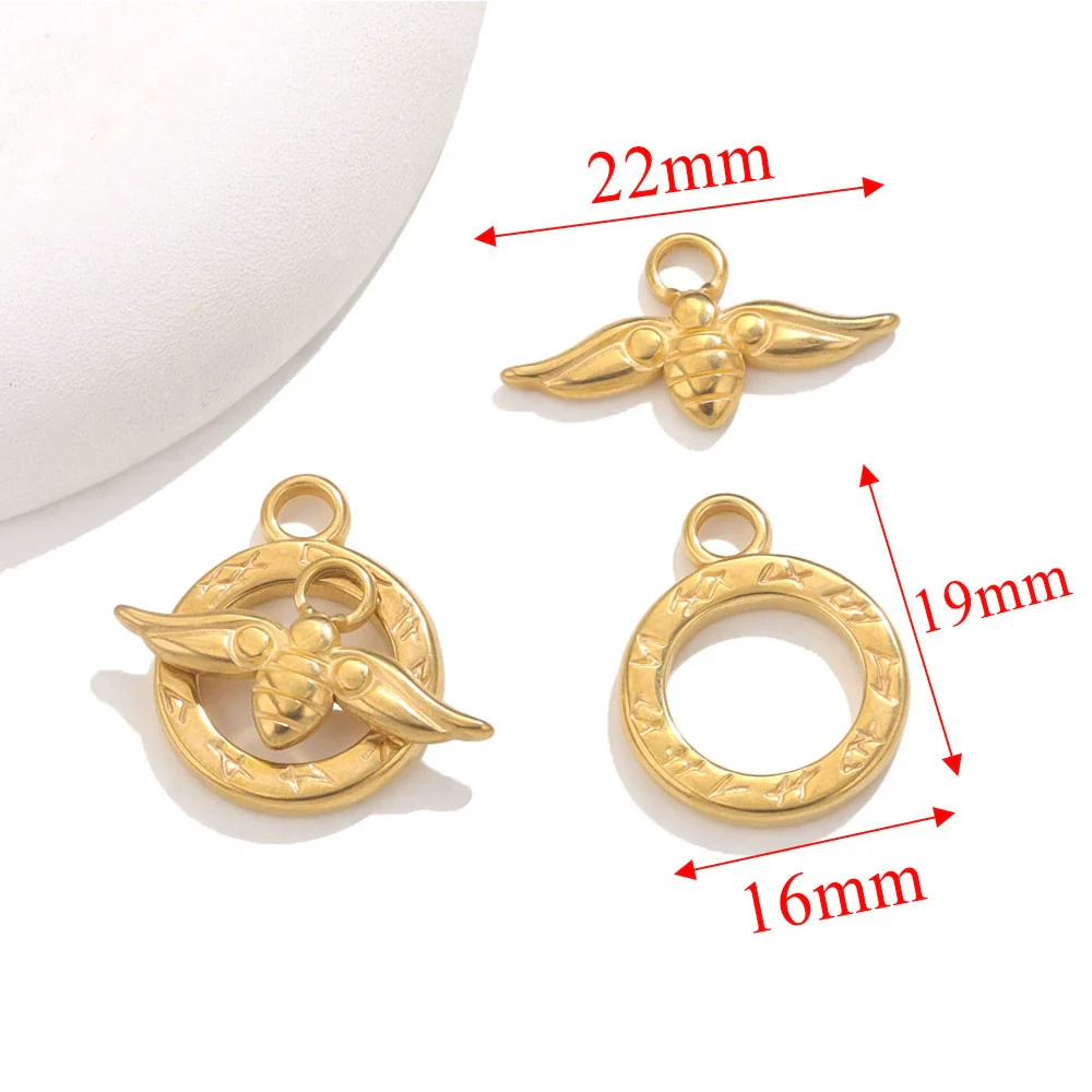 Jewelry Accessories Necklace And Bracelet Buckles Stainless Steel Electroplating Gold Finishing - Image 13